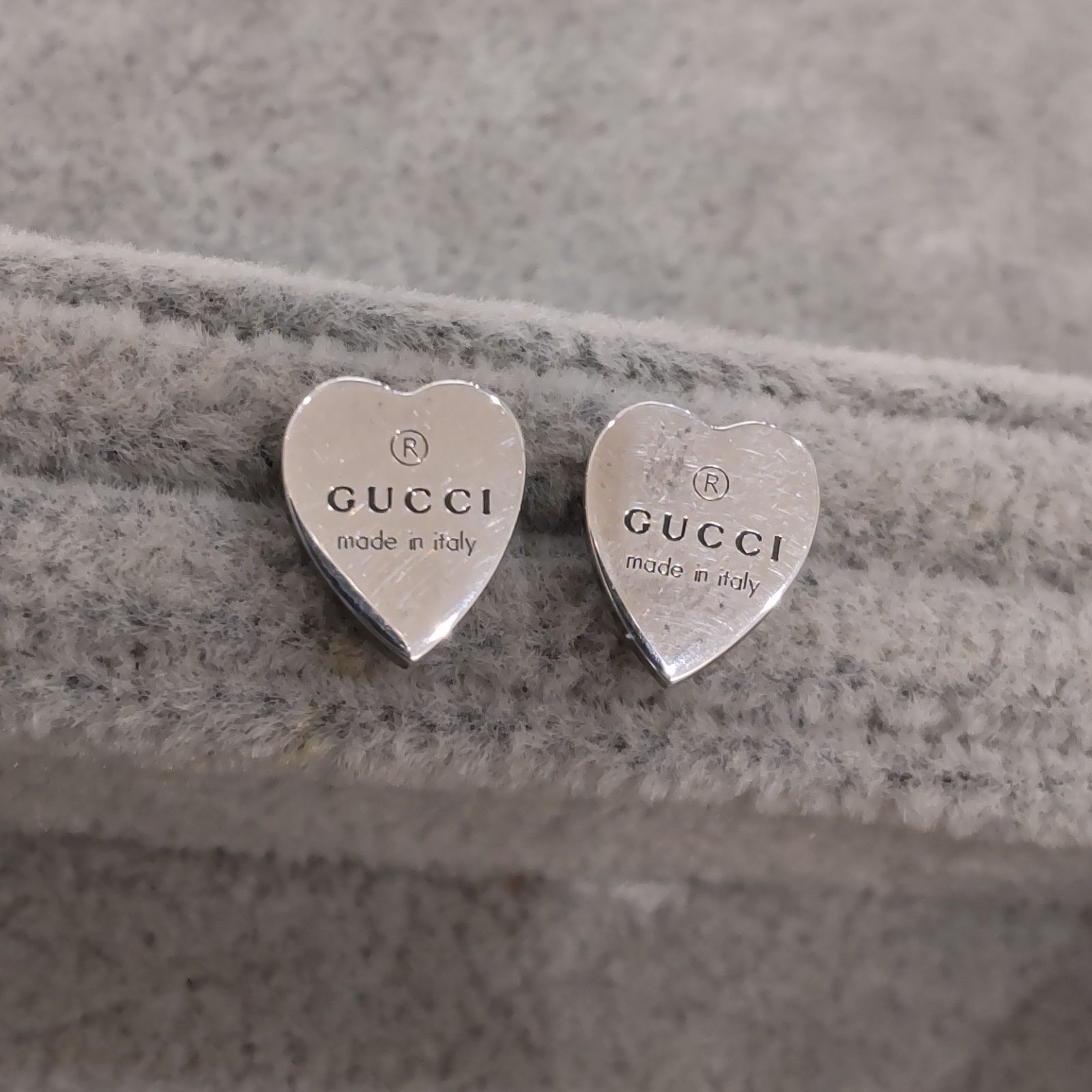 GUCCI グッチ ハートモチーフ ピアス 925 - メルカリ