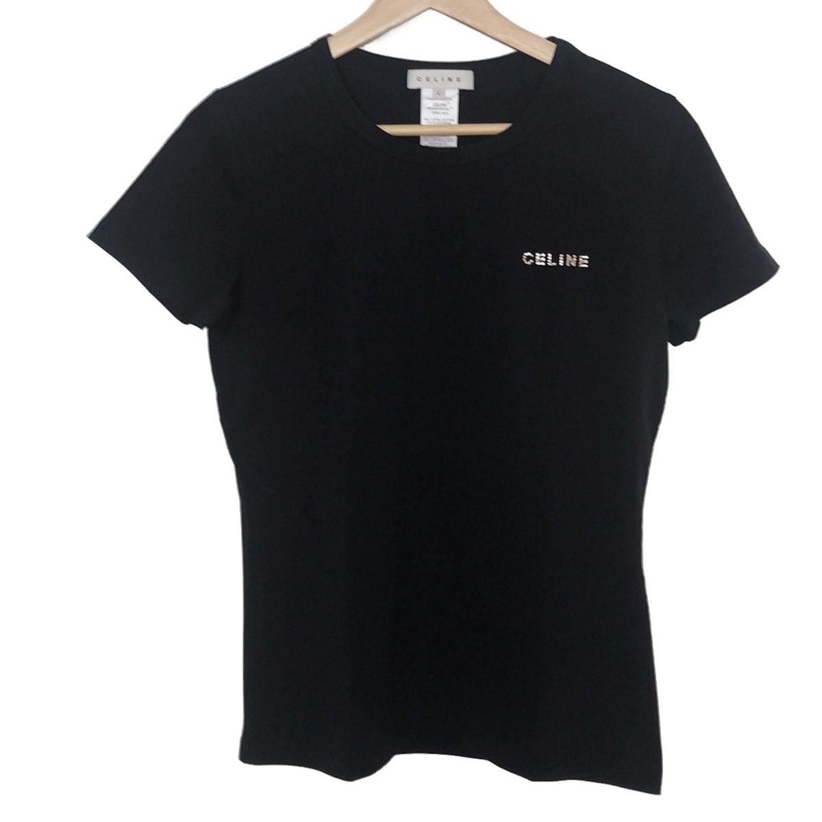 CELINE(セリーヌ) 半袖Tシャツ サイズL レディース美品 - 黒