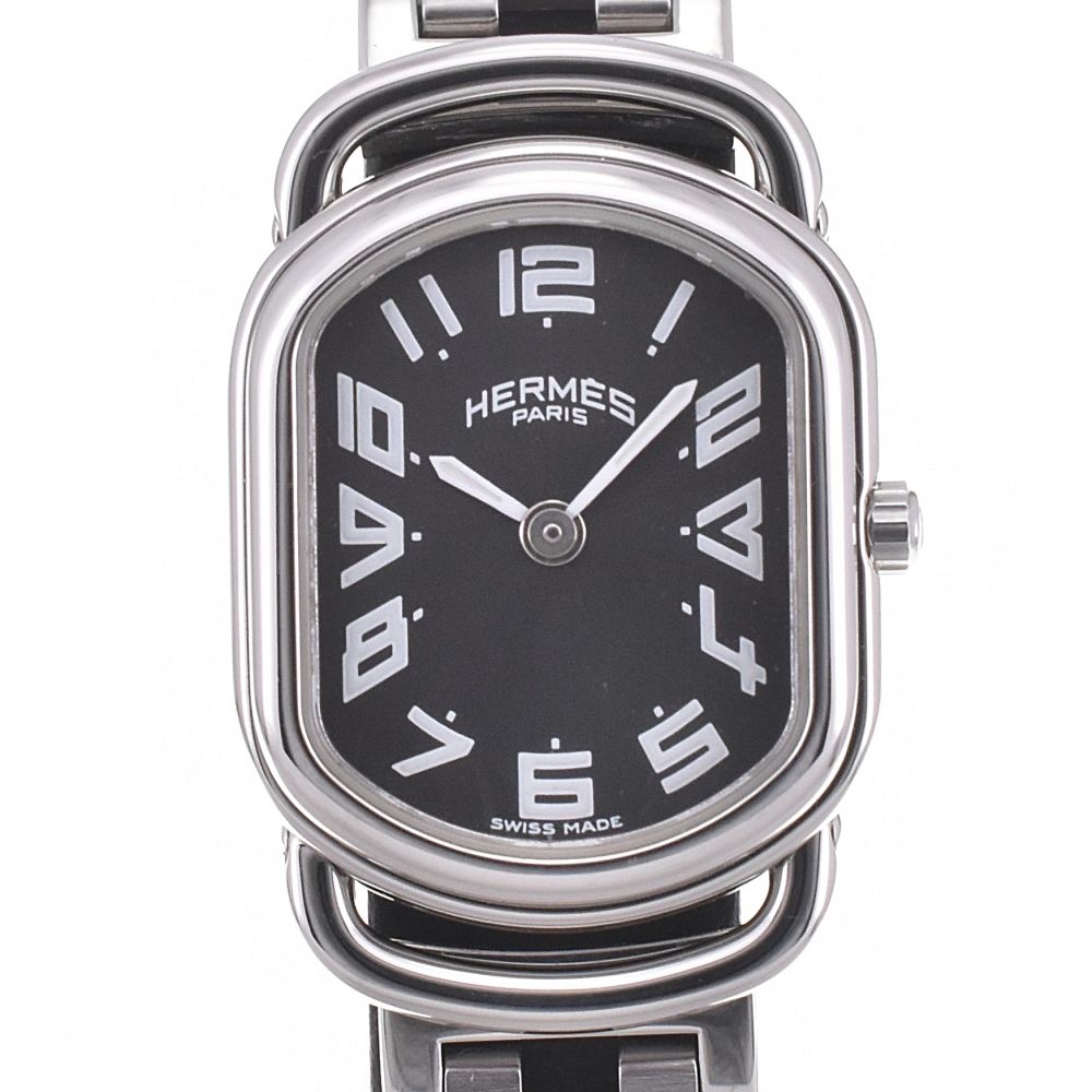 エルメス HERMES RA1.210 ラリー D-バックル クォーツ レディース L 142800