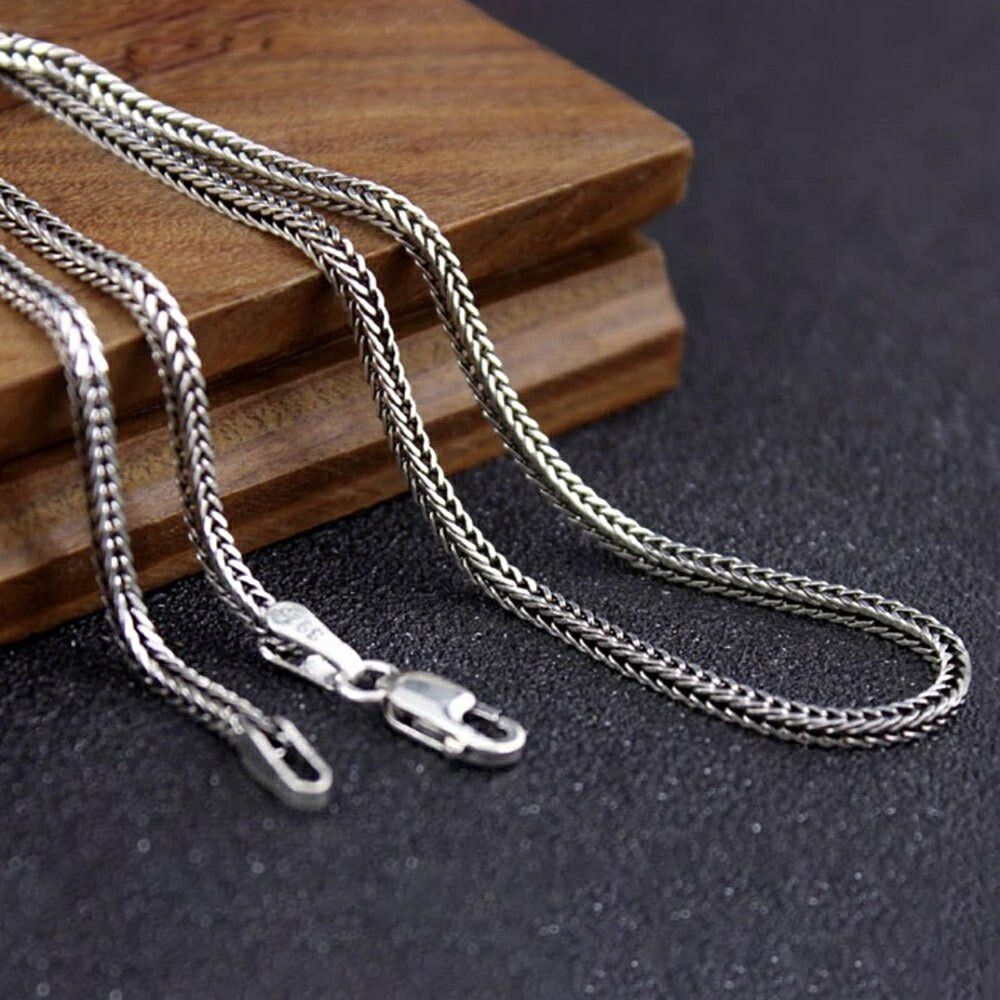 ネックレス ピュアシルバー silver 925 スネークチェーン アクセ