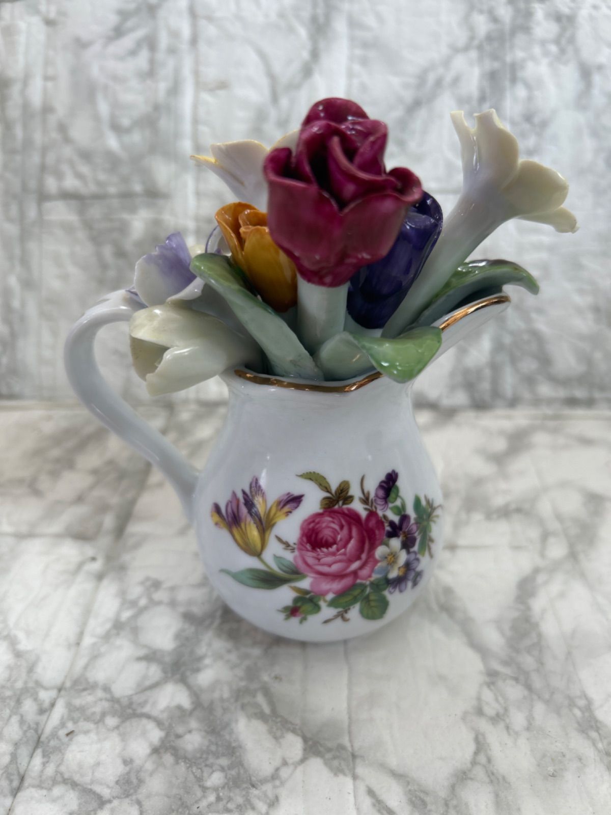 Royal Porcelain ロイヤルポーセリン　オブジェ　インテリア　花　珍品