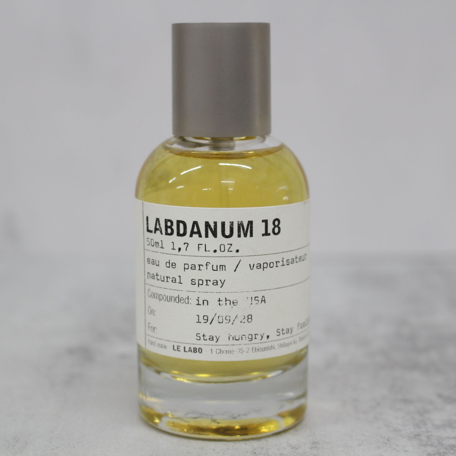 S109)【残量たっぷり♪/参考2.9万】LE LABO/ル ラボ LABDANUM 18