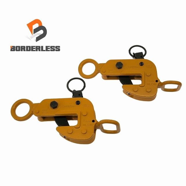2個セット SUPER TOOL スーパーツール ヨコ吊クランプ ロックハンドル式 HLC1H 荷重1ton 横吊りクランプ 横吊クランプ 107172