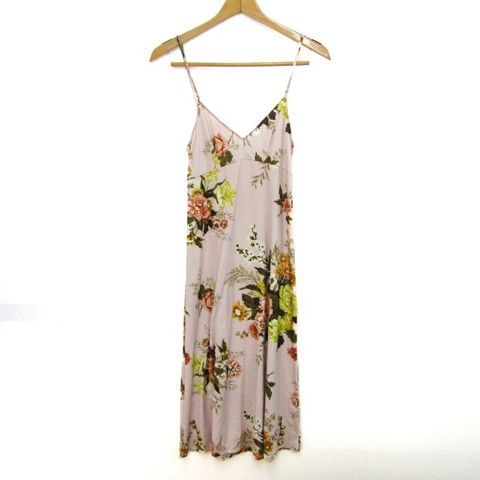 ジマーマン　Zimmermann 花柄ワンピース　麻 ジマーマン キャミソールワンピース 花柄 トップス レディース O