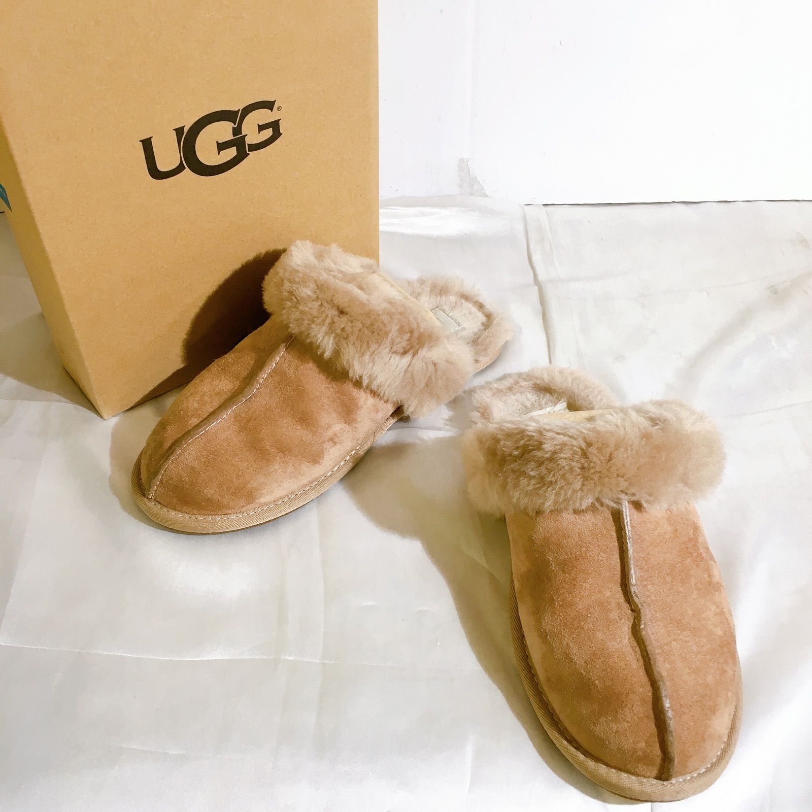 UGG アグ ムートンシューズ スリッパ型 レディース 24.0cm - メルカリ