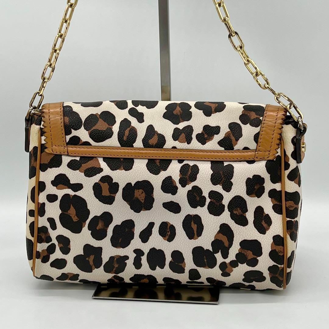✨良品✨Tory Burch レオパード 豹柄 フラップ ショルダーバッグ
