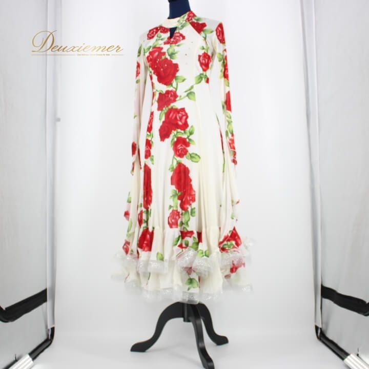 社交ダンス 衣装 スタンダード ドレス ワンピース レッスンウェア