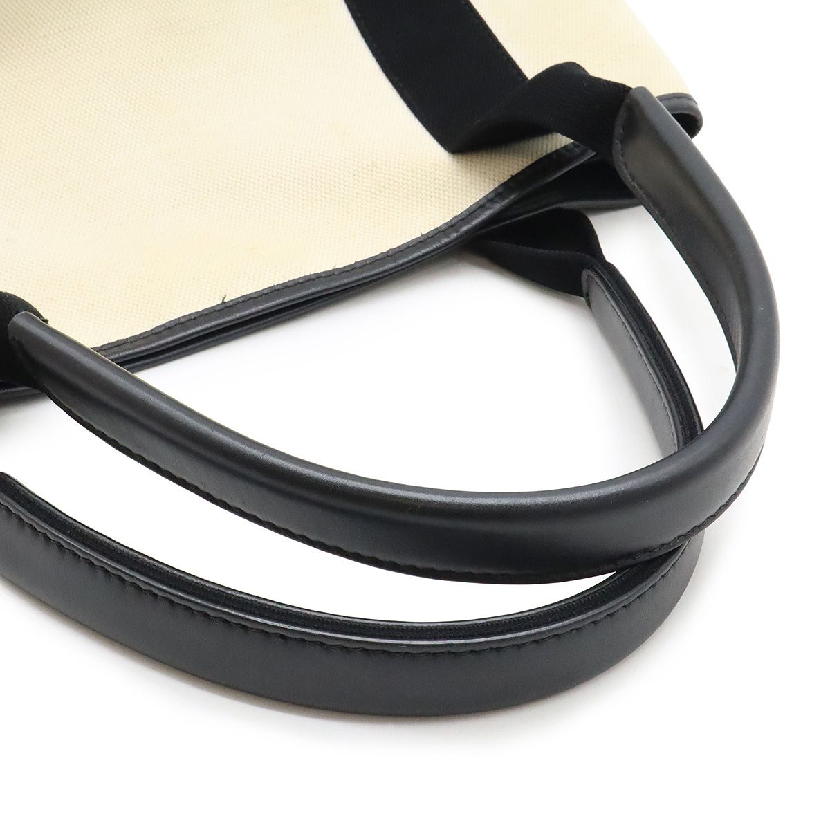 BALENCIAGA バレンシアガ ネイビーカバス S ロゴ トートバッグ  