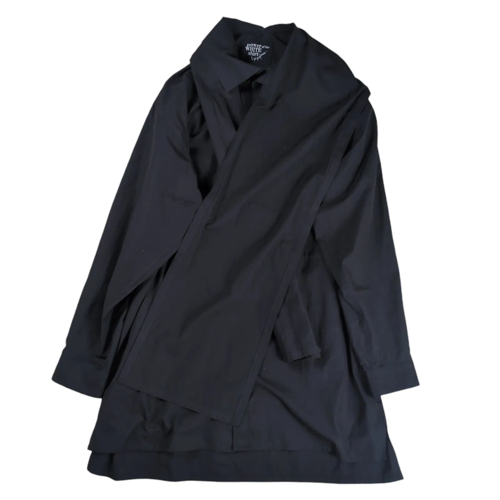 Yohji Yamamoto POUR HOMME power of the WHITE shirt 大判ストール  