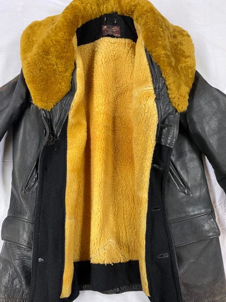 1940年代 ビンテージ USA 馬革 ホースハイド カーコート FAKEα（1930s  