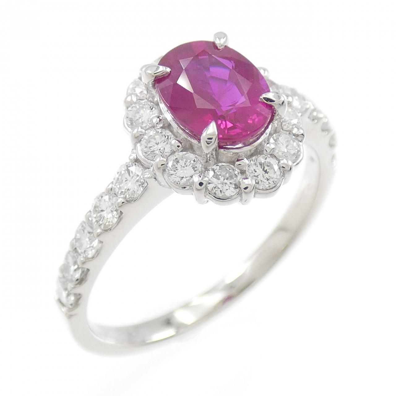 PT ルビー リング 1.02CT ビルマ産 - メルカリ 