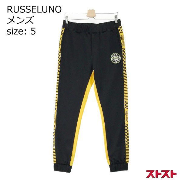 Russeluno ジョガーパンツ Russeluno ラッセルノ Golf バイカラー ワイドジョガーパンツ