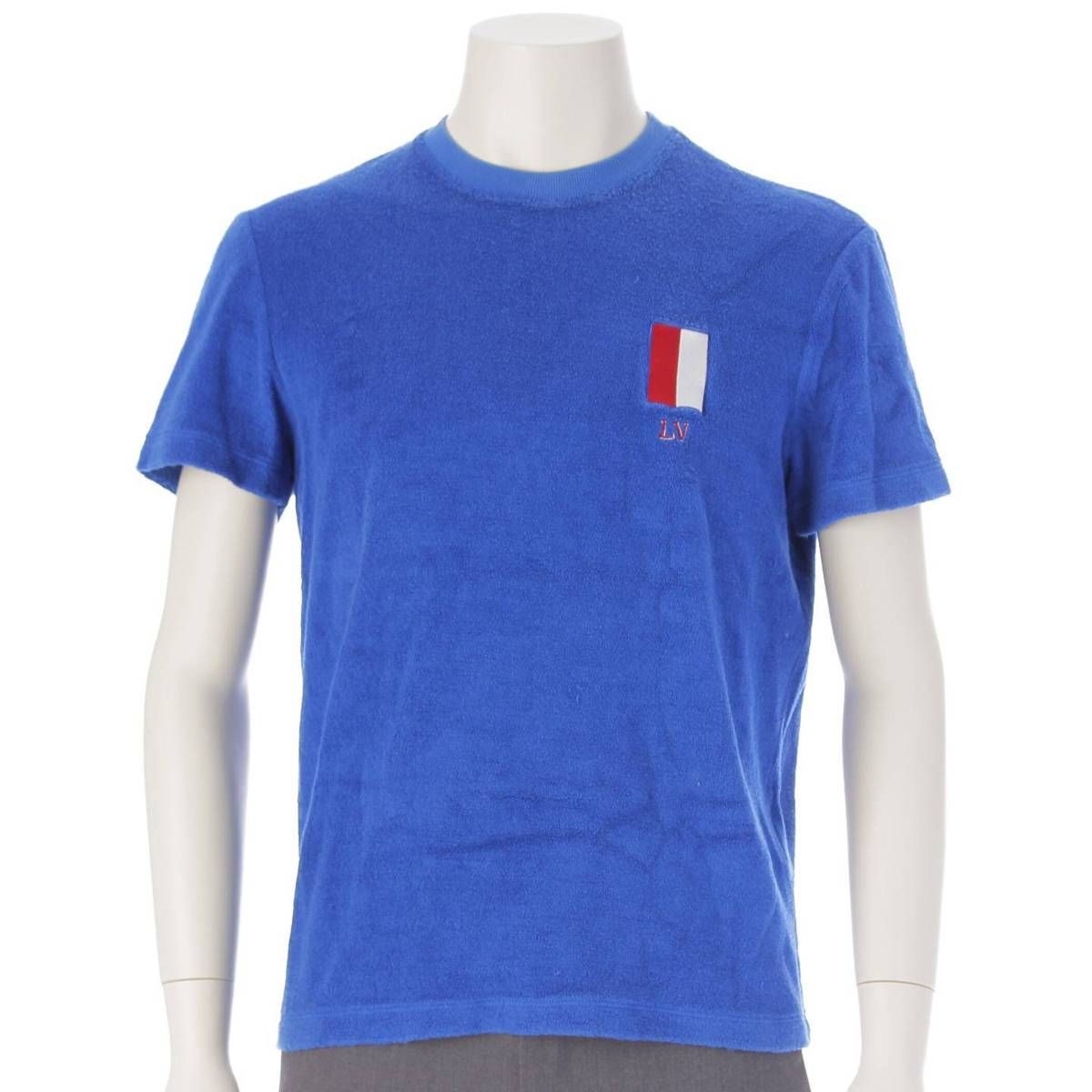 ルイヴィトン メンズ パイル生地 Tシャツ 半袖カットソー コットン 