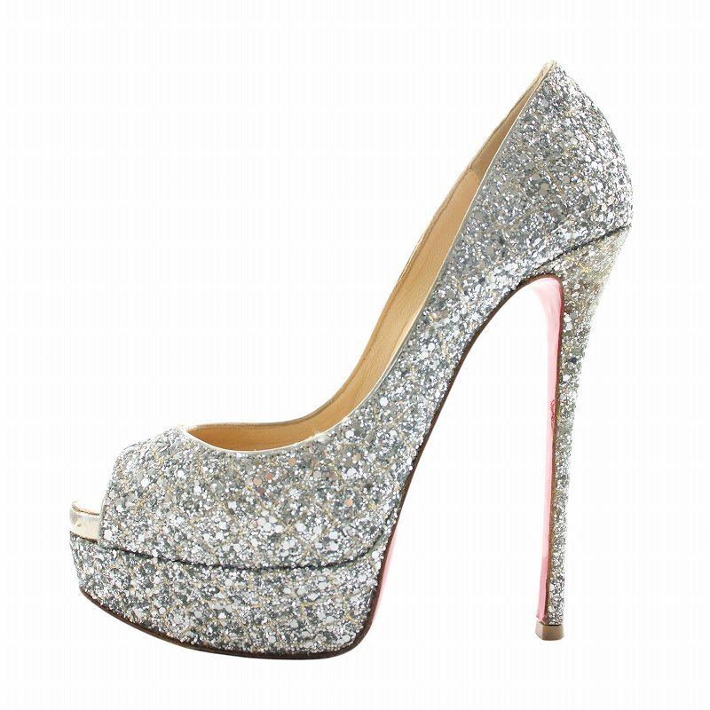 クリスチャンルブタン Christian louboutin パンプス グリッター