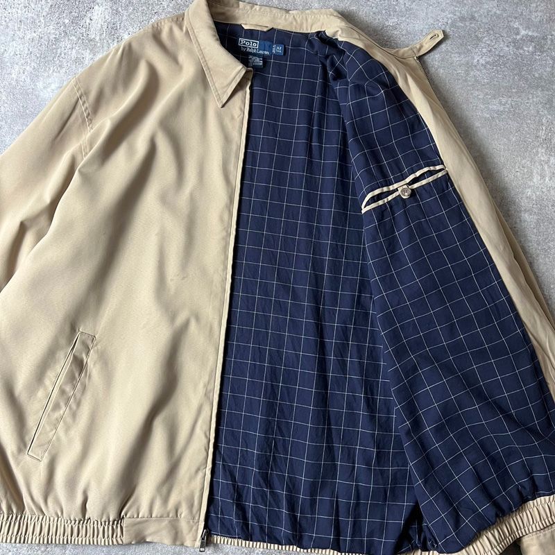 90s POLO RALPH LAUREN スムース 素材 スイングトップ