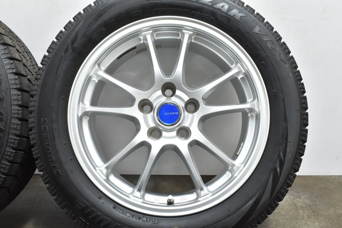 BRIDGESTONE ECOFORME クラウン 17in 7.5J PCD114.3 OFF+40 4本 [1512] BRIDGESTONE ECOFORME クラウン 17in 7J PCD114.3 OFF+45 4本 [0579]