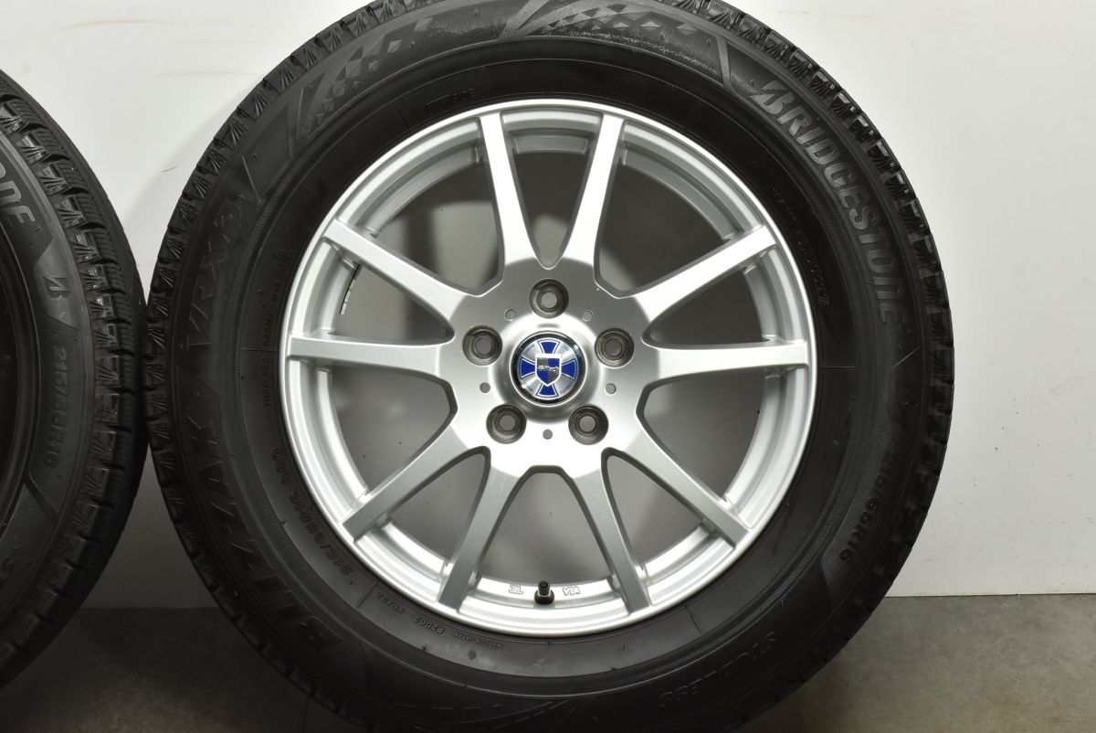 バリ溝 WEDS G-MACH 16in 6.5J 38 PCD114.3 ブリヂストン ブリザック VRX3 215 65R16 アルファード ヴェルファイア カローラクロス FFCRYSTALESIA_COM