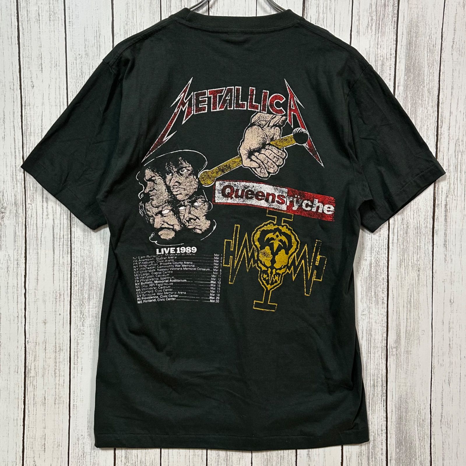正規品、新品　メタリカ、LLICA 24アメリカツアーＴシャツ METALLICA メタリカ 88-89年 tour Tシャツ vintage | 3RD[i