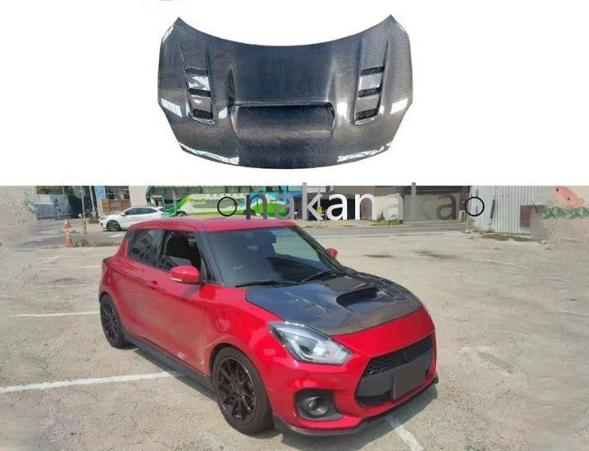 スズキ スイフト ZC33S 2017年以降 対応 FRP製 未塗装 ボンネット エンジンフード エアロパーツ