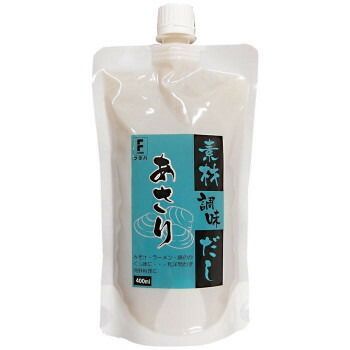 フタバ 素材調味だし あさり 400ml×12袋 8085