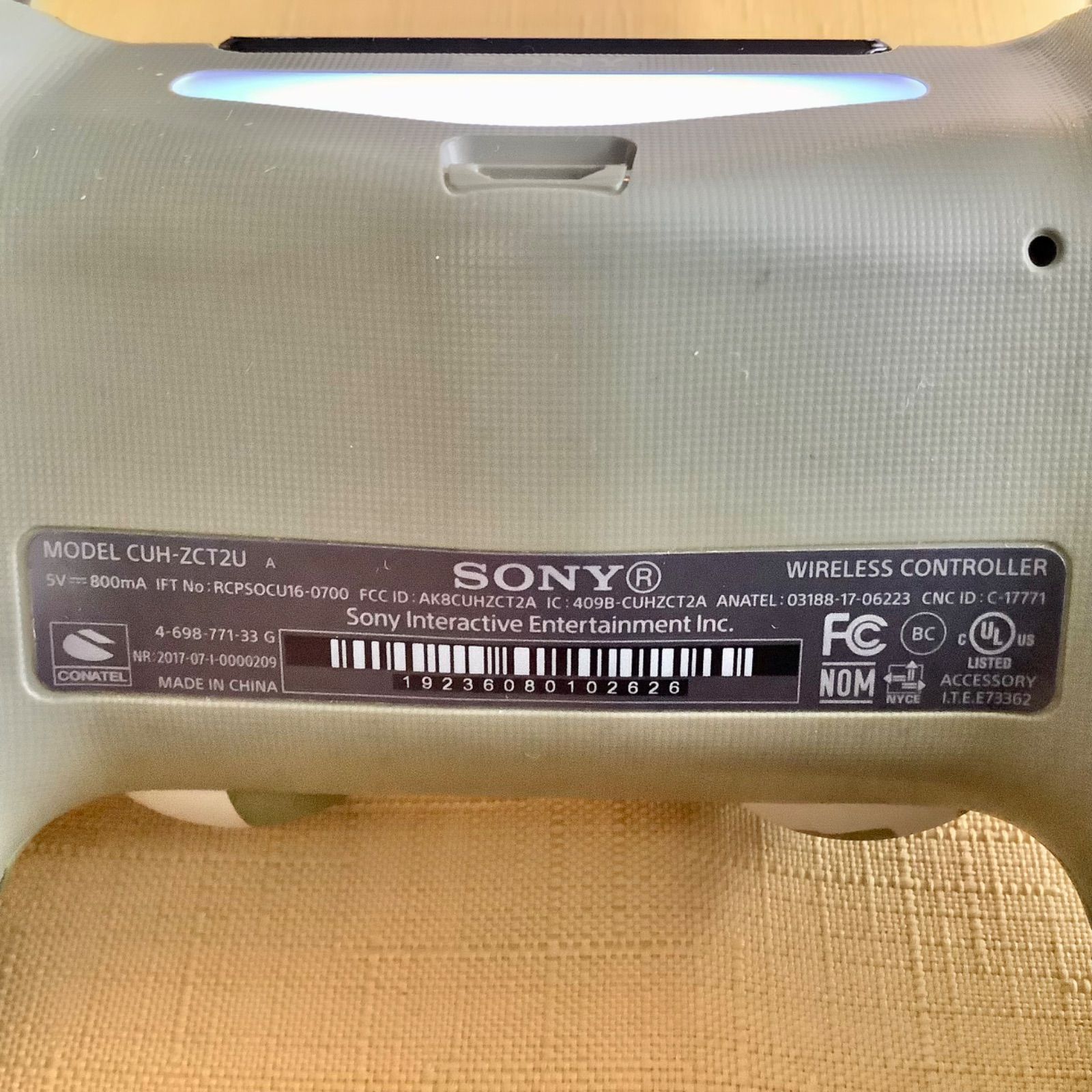 動作保証有・整備済PS4純正コントローラーDUALSHOCK4　0987 - 9