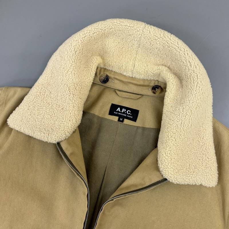A.P.C. アーペーセー ジャケット、上着 ジャンパー、ブルゾン 羊毛襟 