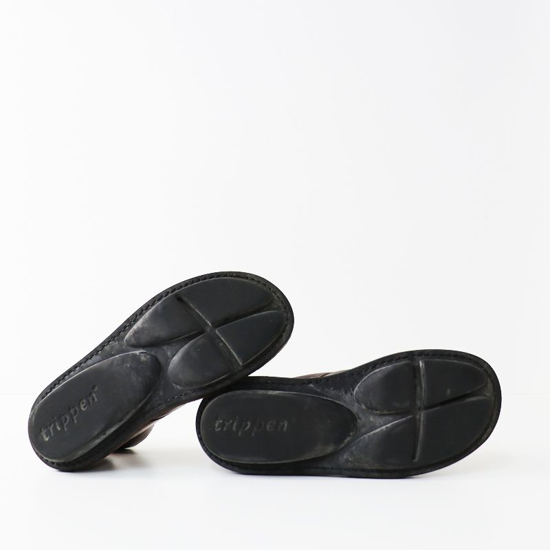 トリッペン trippen VIVIENNE クロスストラップ レザーシューズ