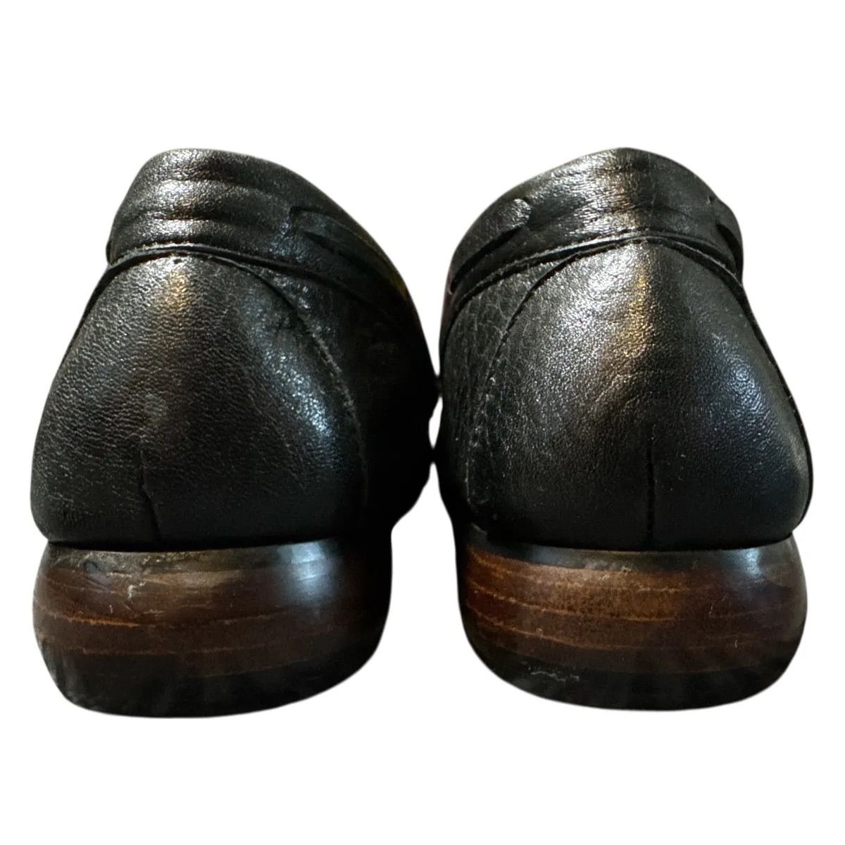 フェラガモ メンズローファー 25.5 黒 W497 フェラガモ ビット