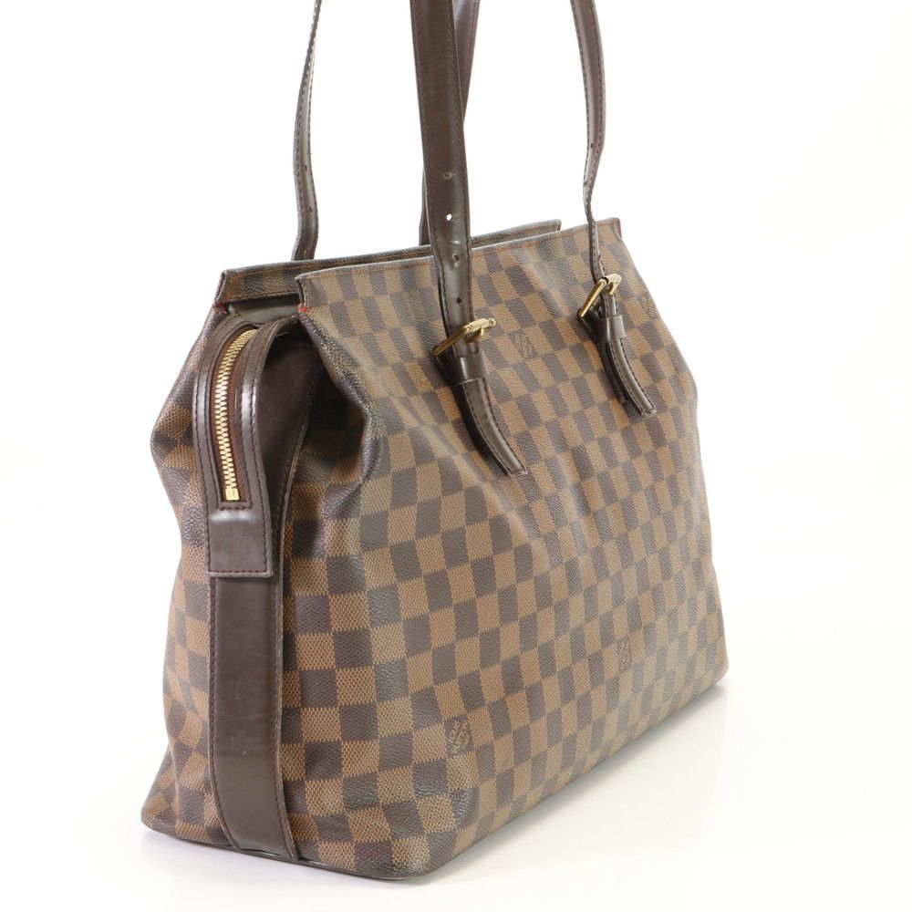 極美品 ルイヴィトン ダミエ チェルシー N51119 レザー ショルダー 
