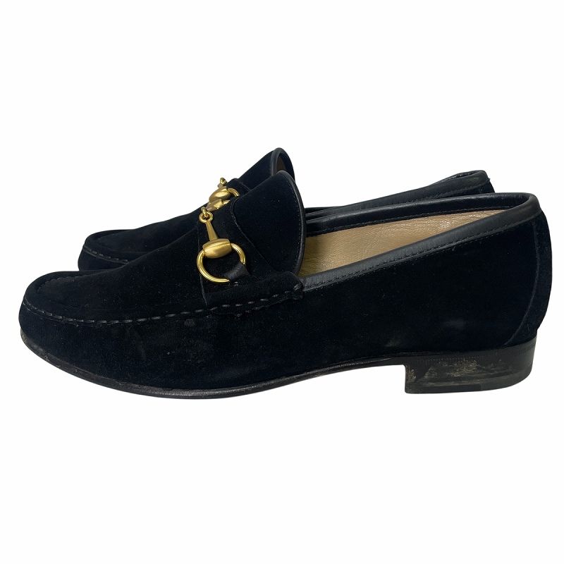 グッチ GUCCI ホースビット ローファー モカシン スエード 110