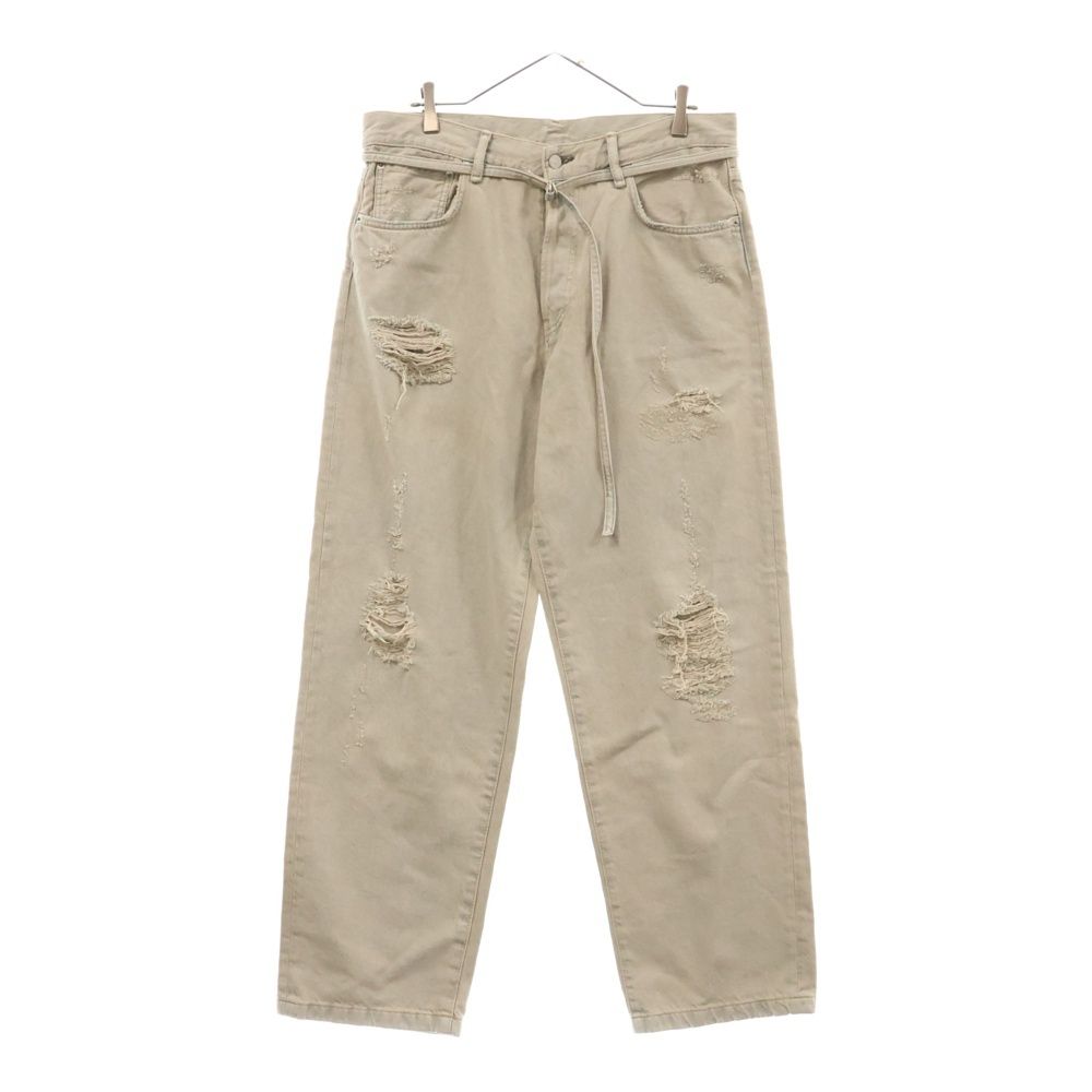 Acne Studios アクネ ストゥディオズ 1991 Toj ダメージ加工デニムパンツ グレー C00045