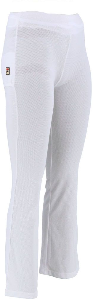 フィラ FILA テニス Wメッシュアンダーロングパンツ VL8031 01 ホワイト