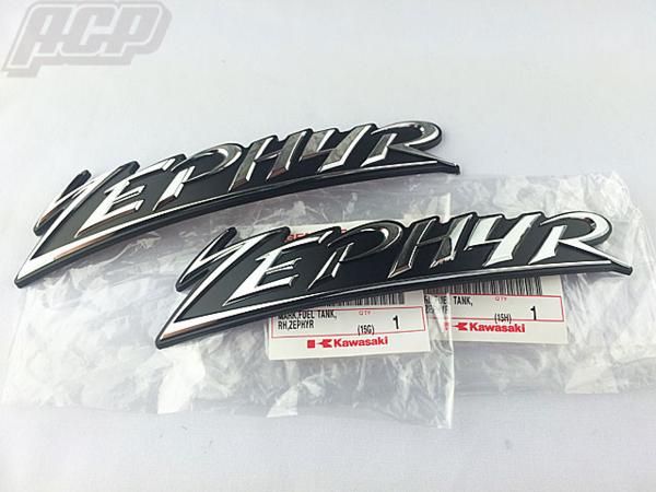 ゼファー４００ 純正 タンクエンブレム セット