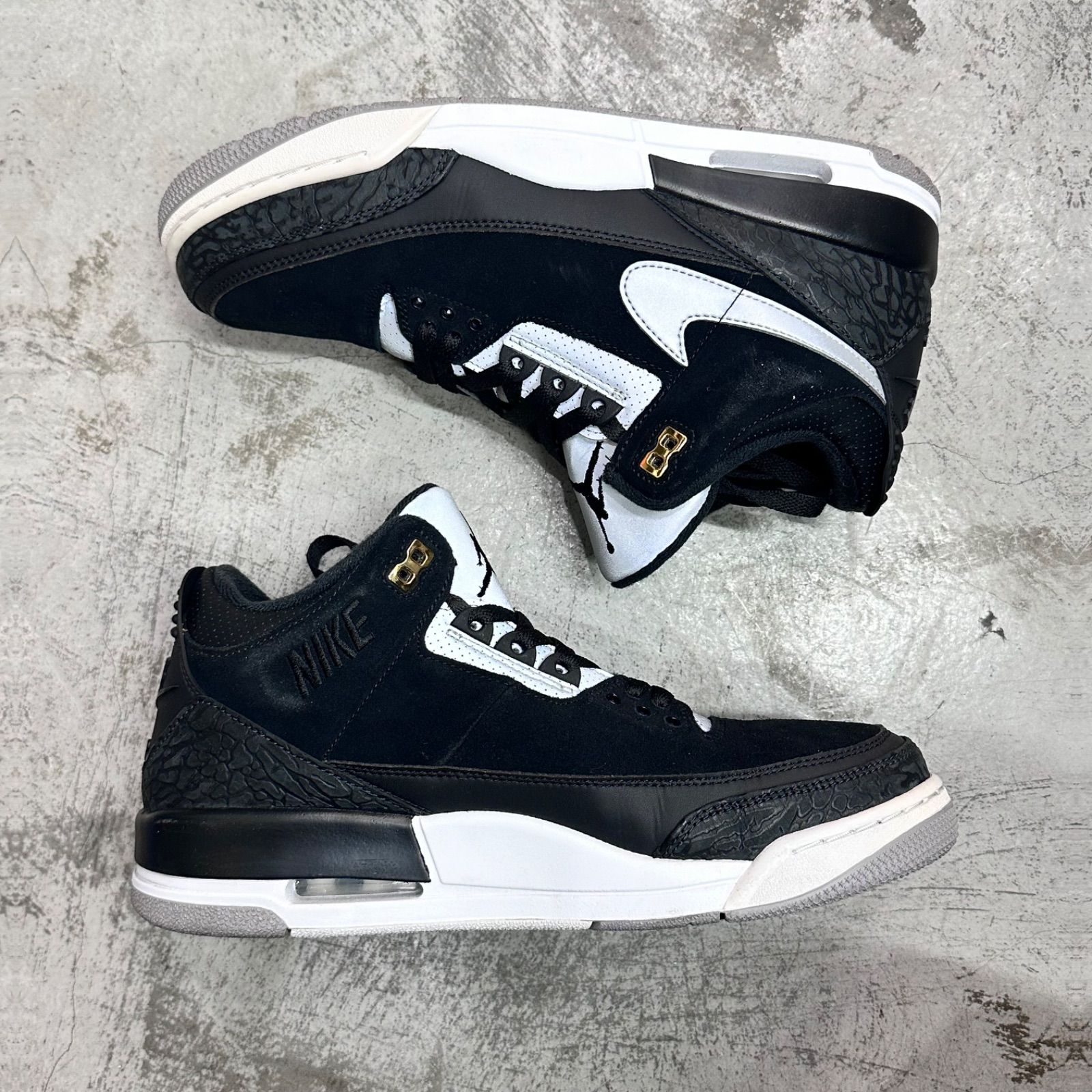 NIKE Air Jordan 3 Retro Tinker Black ジョーダン3 ティンカー
