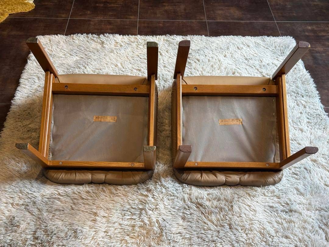 ① FUKURA フクラレザーヴィンテージレトロ本革ミッドセンチュリー