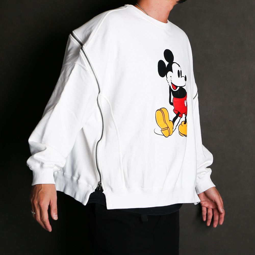 FACETASM/ファセッタズム】MICKEY ZIPPER CREWNECK / スウェット