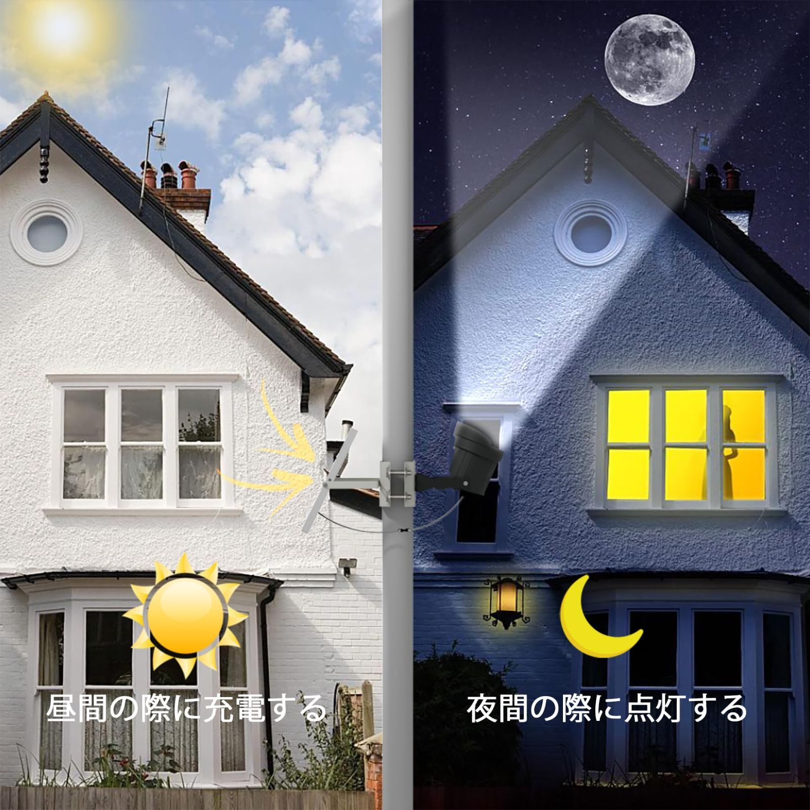 ソーラーライト 屋外