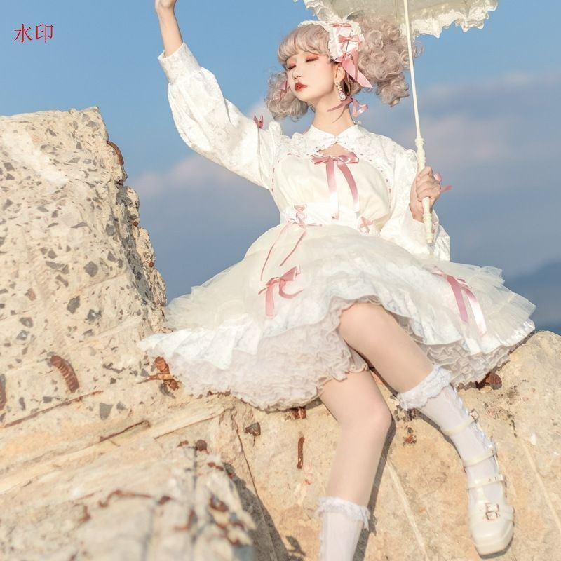 カワイイ 長袖 コスプレ ロリータ ハロウィン コスプレ衣装 キャラクター衣装 コスチューム ゴスロリ メイド喫茶 メイドカフェ ドレス ワンピース 仮装 レディース クリスマス イベント 学園祭 文化祭 プレゼント ギフト