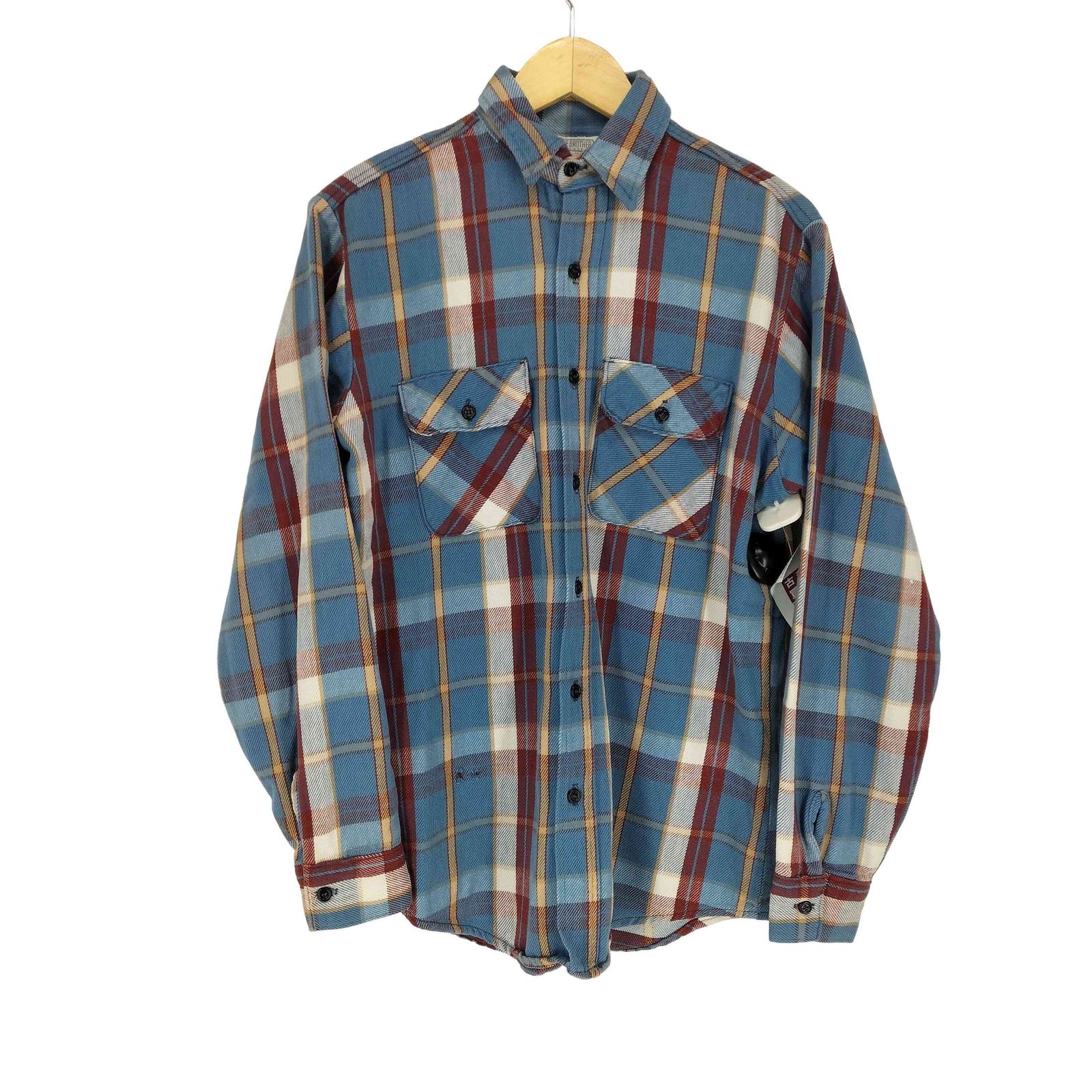 希少】80s ファイブブラザー ネルシャツ ヘリンボーン USA製 Mサイズ