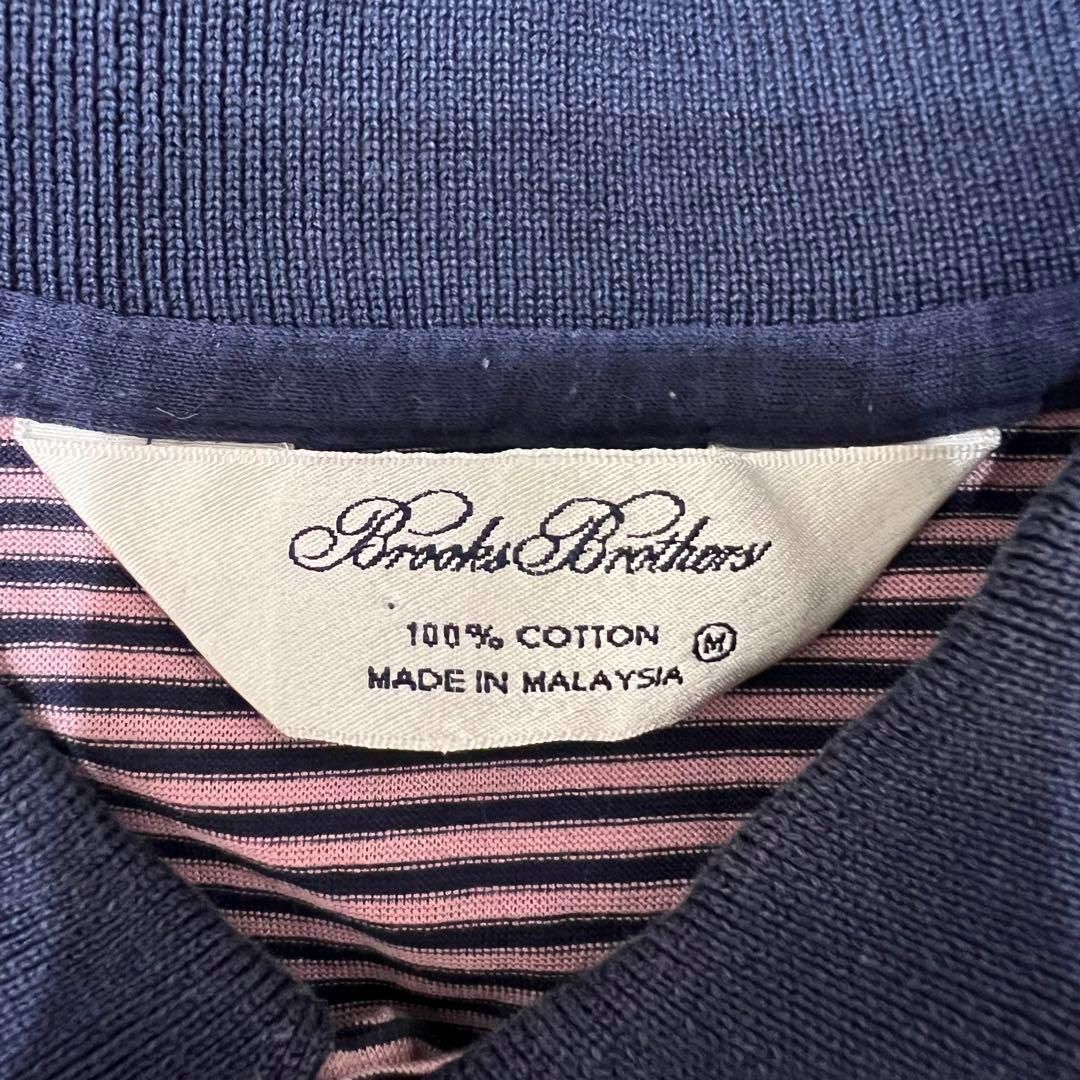 安い ◇Brooks Brothers◇コットン上質ボーダーポロシャツ オーバー