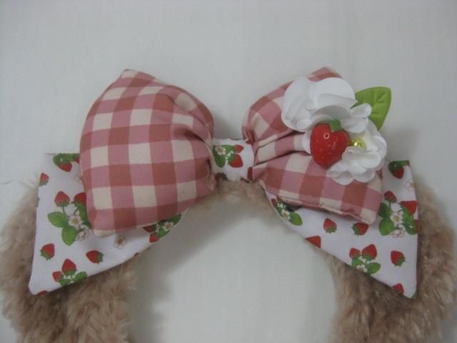 品 ディズニー シェリーメイ カチューシャ ハートフェルトストロベリーギフト いちご