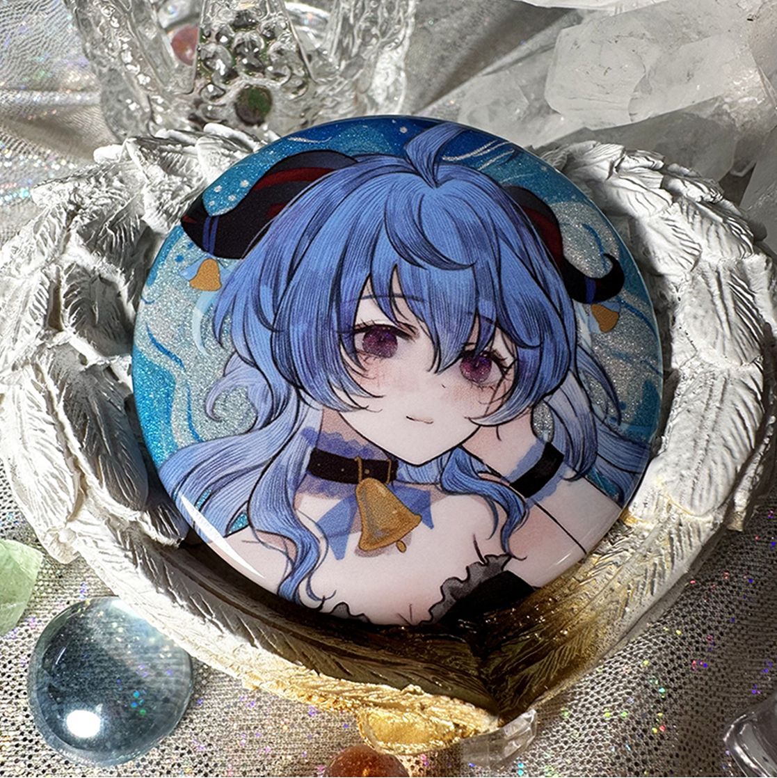 原神 同人缶バッジ 甘雨 A かんう 58mm 缶バッヂ - メルカリ