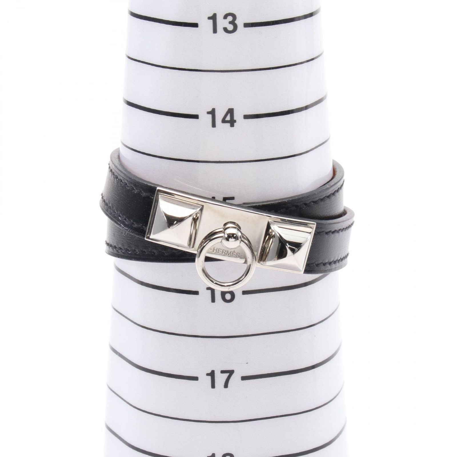 エルメス HERMES ブレスレット リヴァル ドゥブルトゥール S金具/Z刻