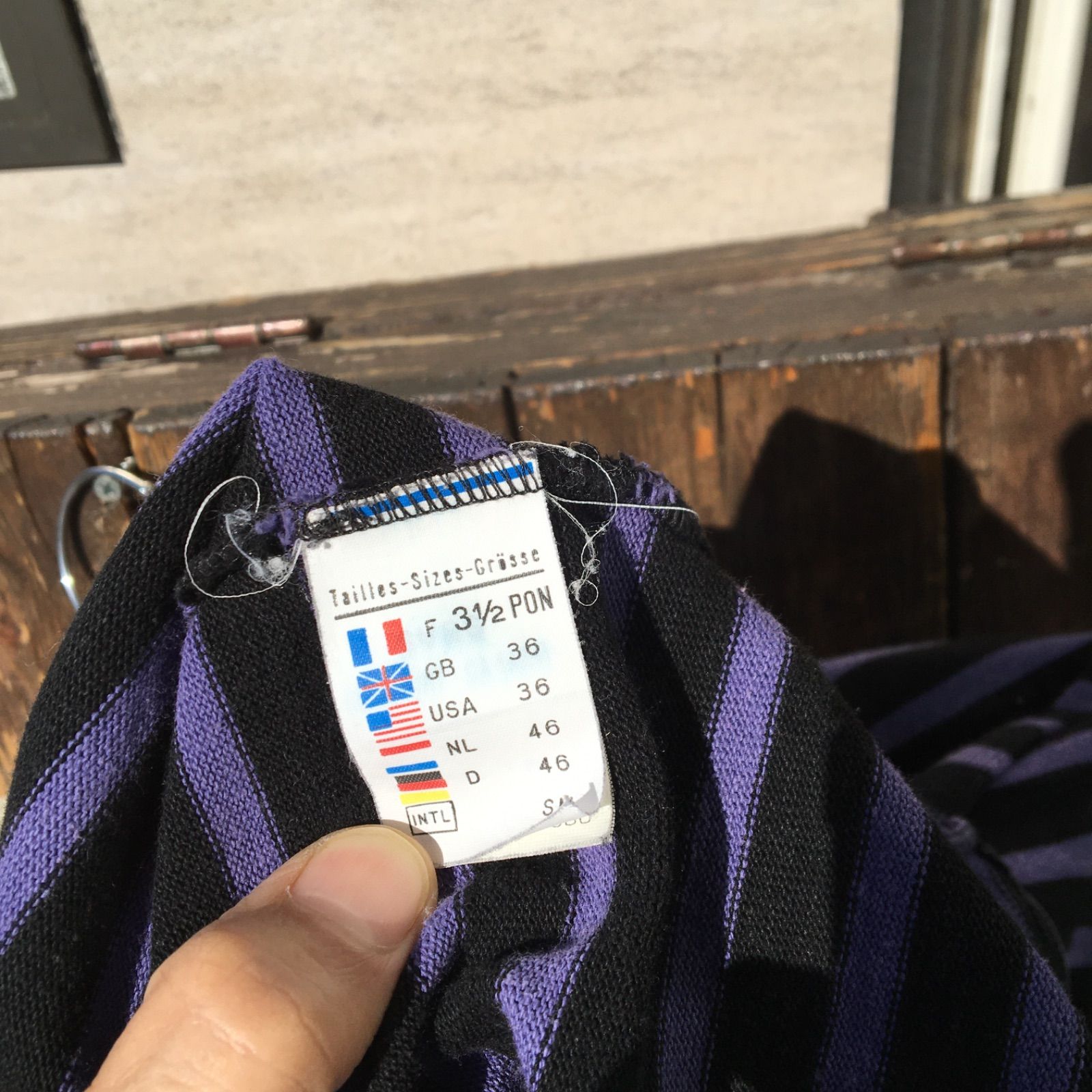 Saint James セントジェームス ウェッソン バスクシャツ 36 (3 1/2) S～M