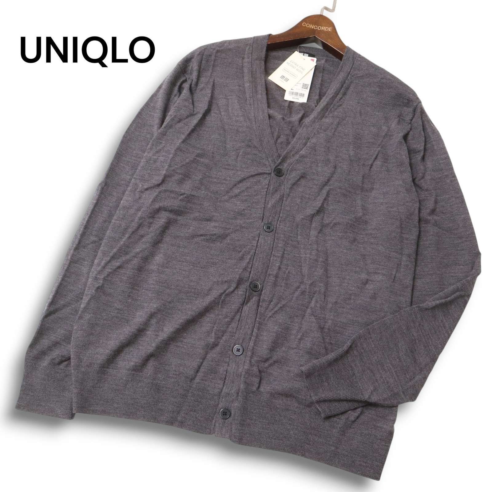 新品 24AW☆ UNIQLO ユニクロ エクストラファイン メリノ ウール100