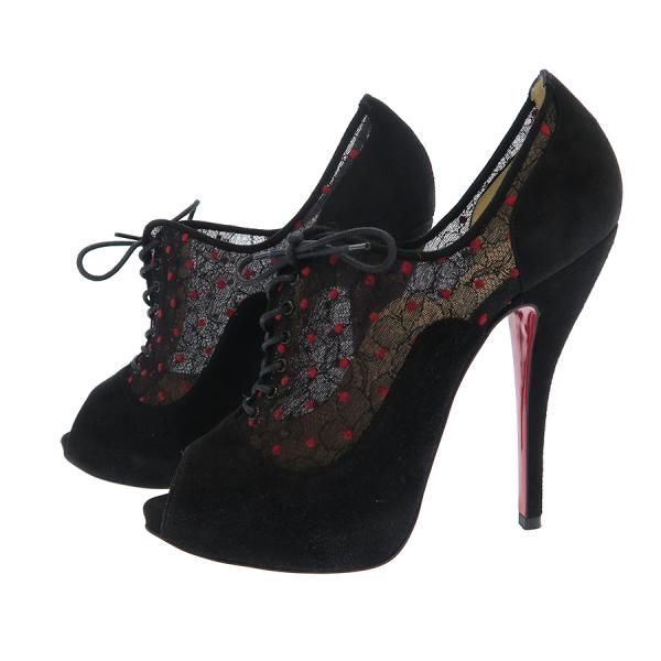 ルブタン レースアップ ブーティー Bランク