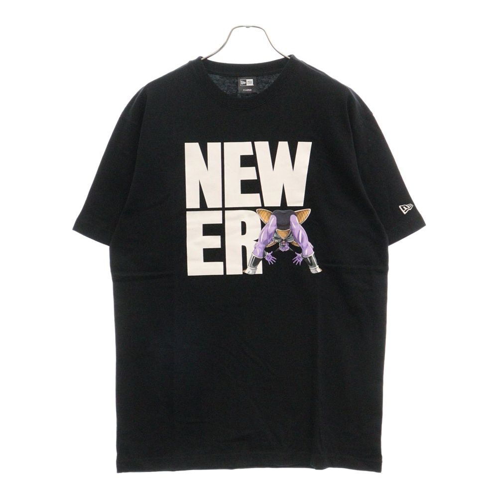 NEW ERA (ニューエラ) ×DRAGON BALL Z ドラゴンボールZ ロゴキャラクタープリント クルーネック 半袖Tシャツ カットソー ブラック