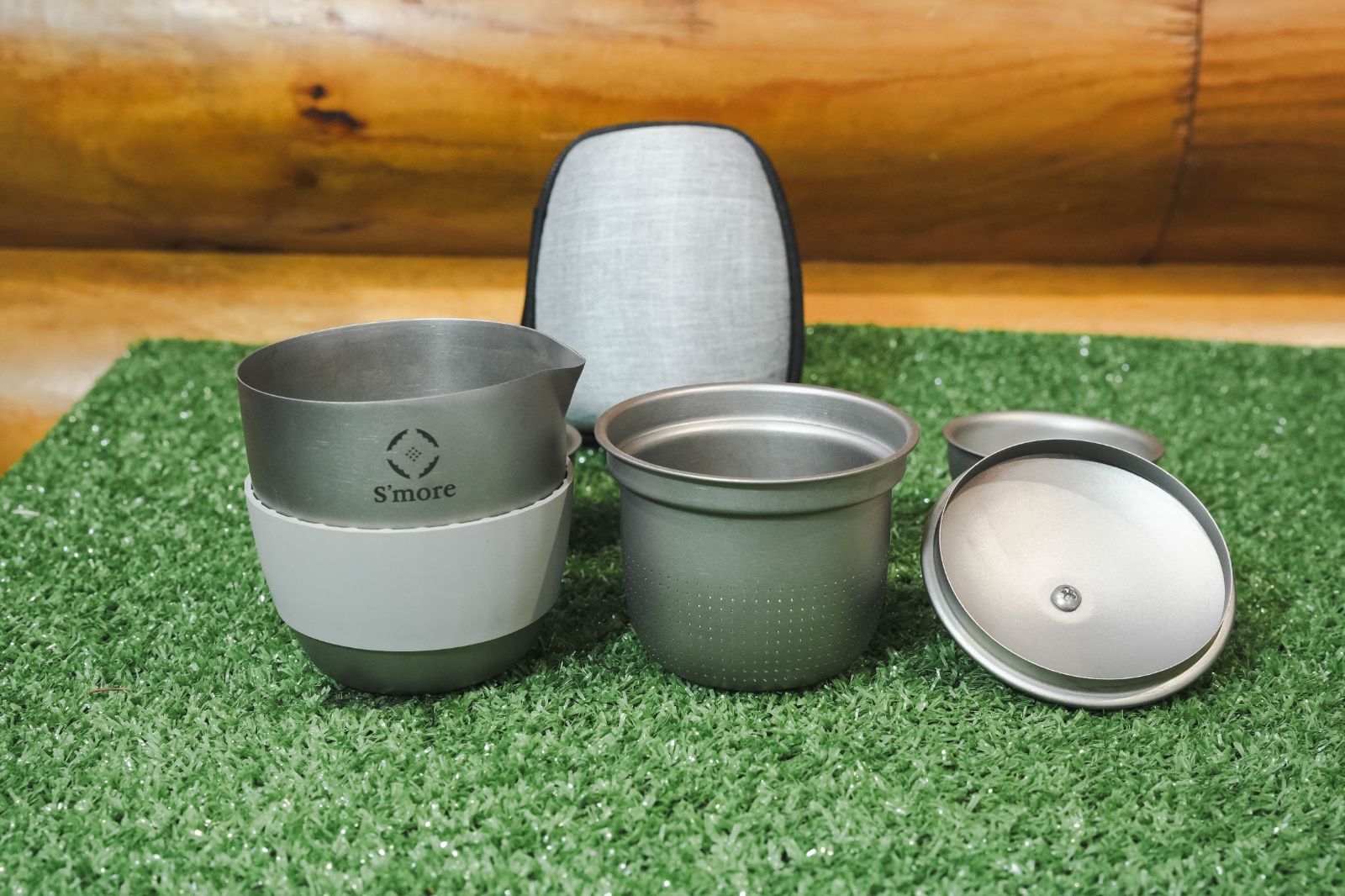 S more Titanium Tea Coze チタン製ティーセット