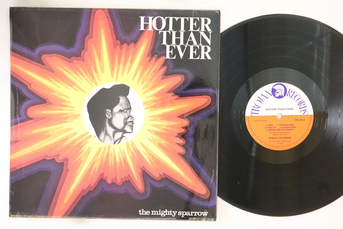 英LP Mighty Sparrow Hotter Than Ever TRL49 Trojan Records