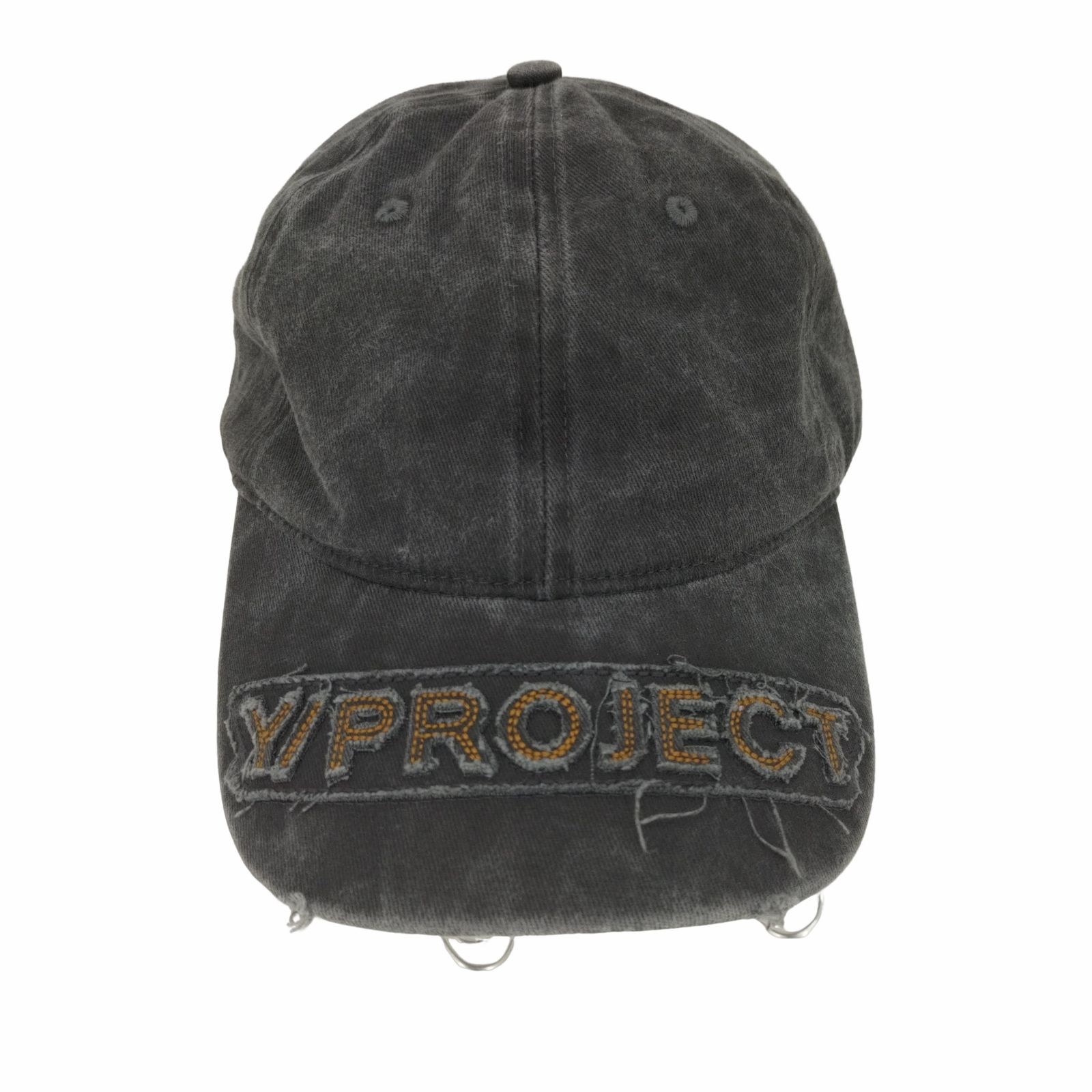 Y/PROJECT キャップ ワイプロジェクト Y/PROJECT Baseball Cap Vintage Black ロゴ